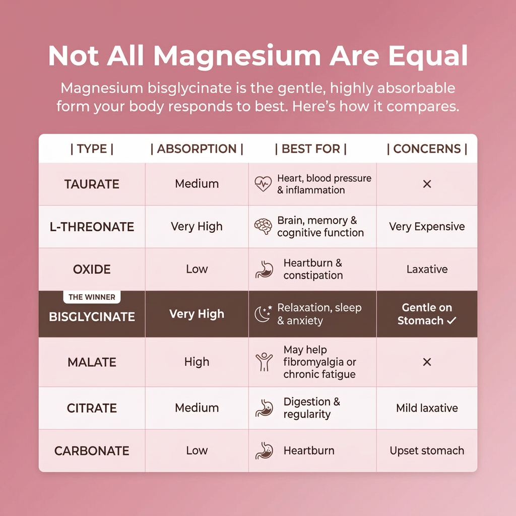 Magnesium forms comparison