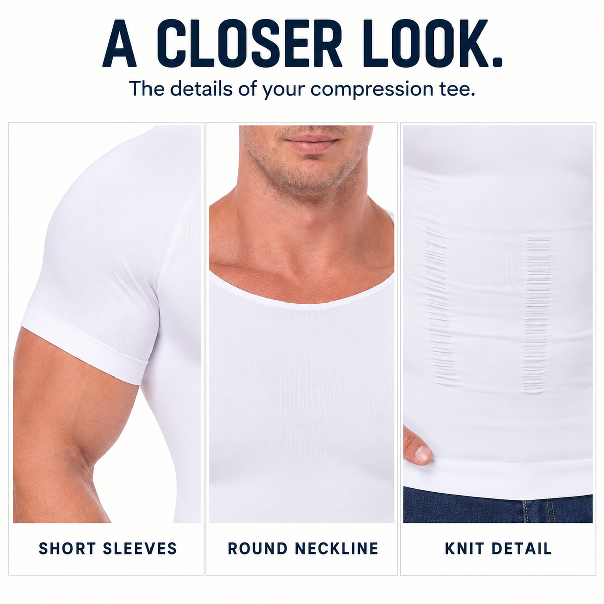 A closer look · Tee construction