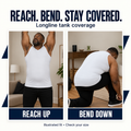 Reach and bend · Tank coverage illustration