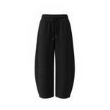Sculpt baggy sweatpants in black