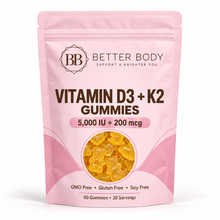 Better Body D3 + K2 pouch
