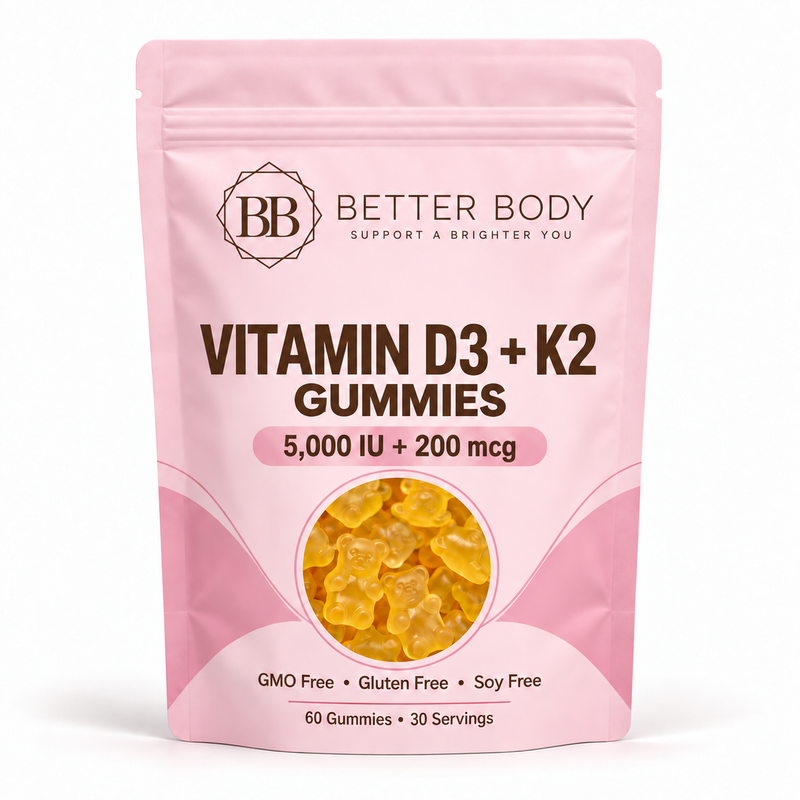 Better Body Vitamin D3 + K2 Gummies