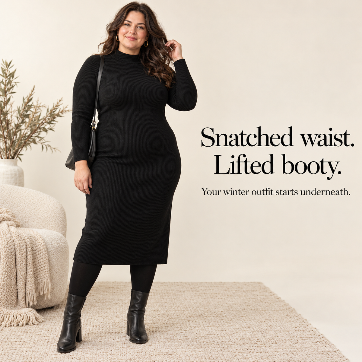 Better Body Fleece-Lined Shaping Bodysuit